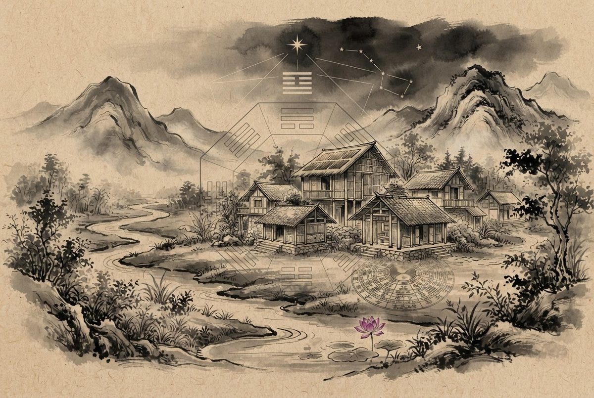 Minh hoạ Nhà Ở Dân Dụng theo kiến trúc bền vững, thân thiện môi trường