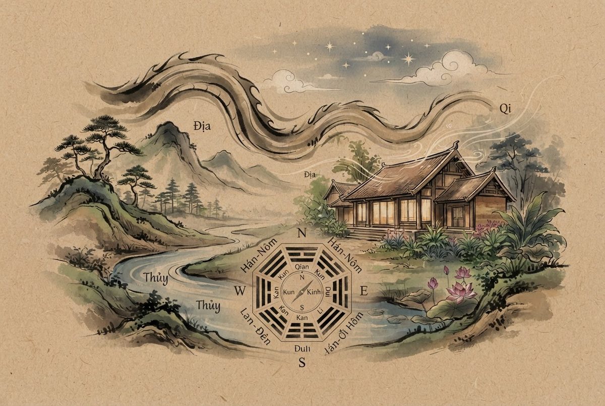 Minh hoạ Địa Chỉ theo kiến trúc bền vững, thân thiện môi trường