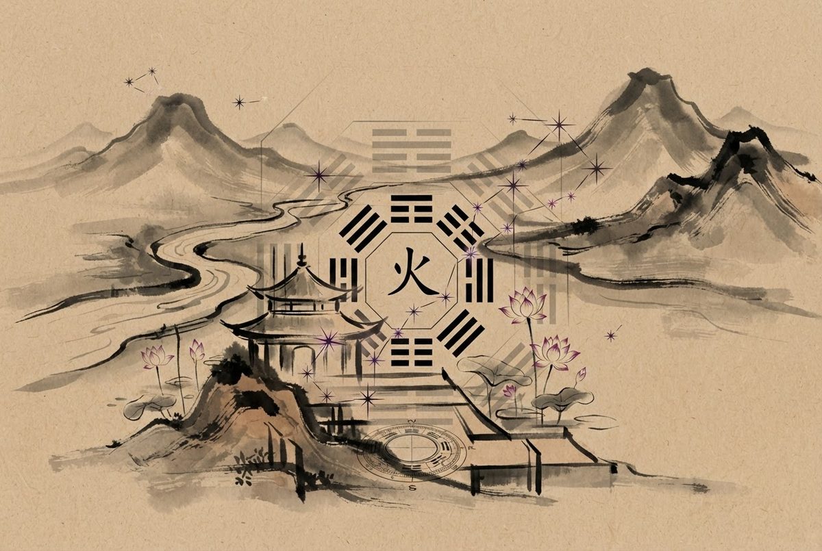 Minh hoạ Cửu Tử Hữu Bật: Sao Hỷ Khánh Của Vận Chín