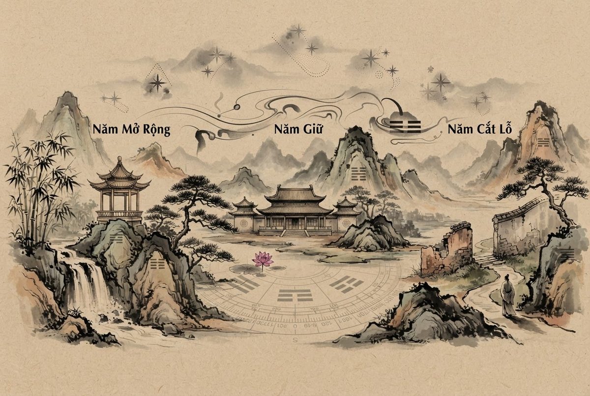 Minh hoạ Sao Hạn Cửu Diệu (Bài 9): Sao Hạn Cho Người Kinh Doanh: Lịch Ra Quyết Định Theo Năm