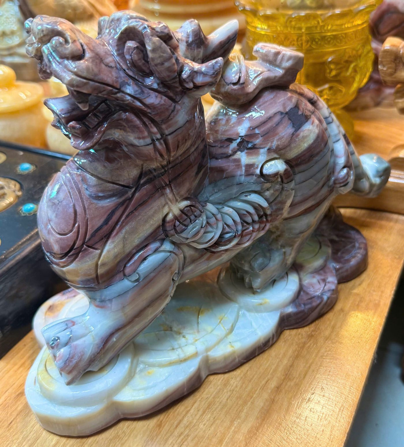 Tỳ Hưu Chiêu Tài Bằng Đá Quý — ảnh phụ 2