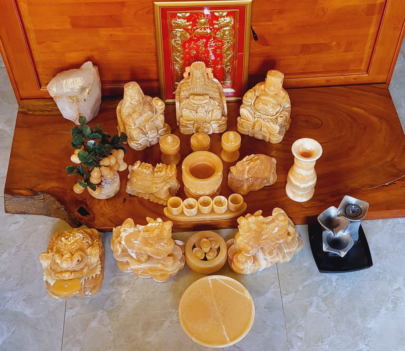 Bộ đầy đủ thần tài thổ địa phú quý Liên Hoa — ảnh 1