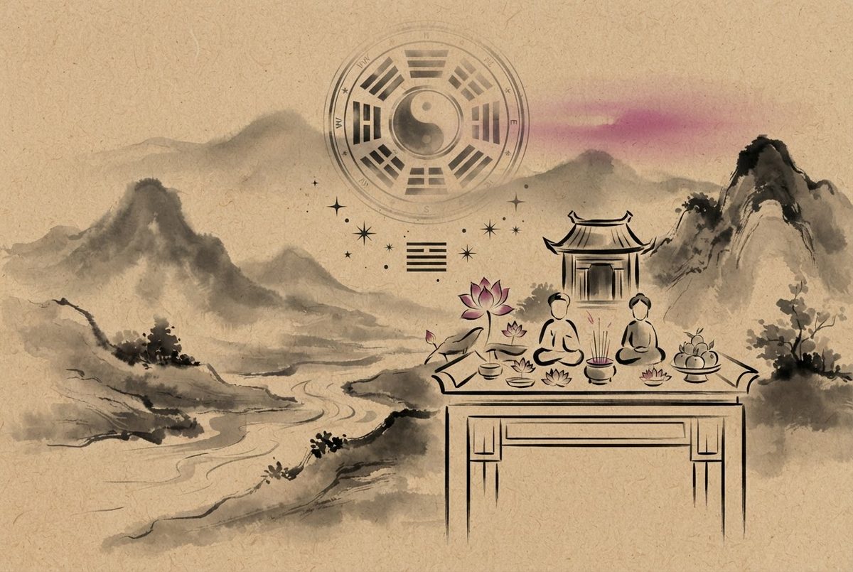 Minh hoạ Bộ thần tài thổ địa năm 2025