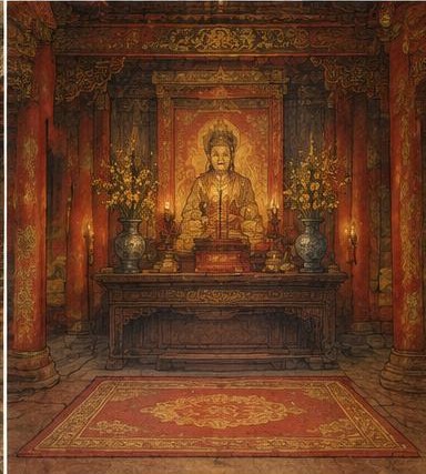 Minh hoạ 3: Mực, bút, giấy và phép vẽ phù