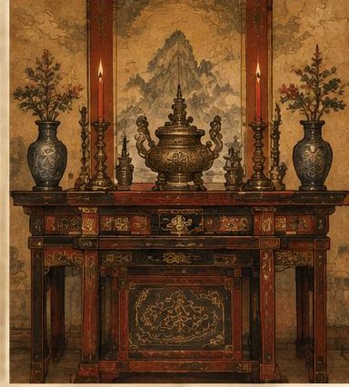 Minh hoạ 4: Bộ cương đạp đẩu 步罡踏斗