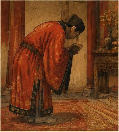 Minh hoạ 1: Khoa nghi tu luyện Kim Quang hằng ngày