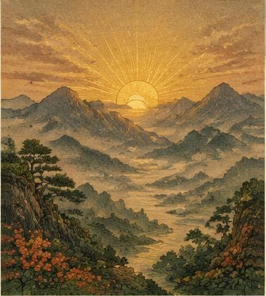 Minh hoạ 1: Kim Quang Phù Tu Luyện Pháp