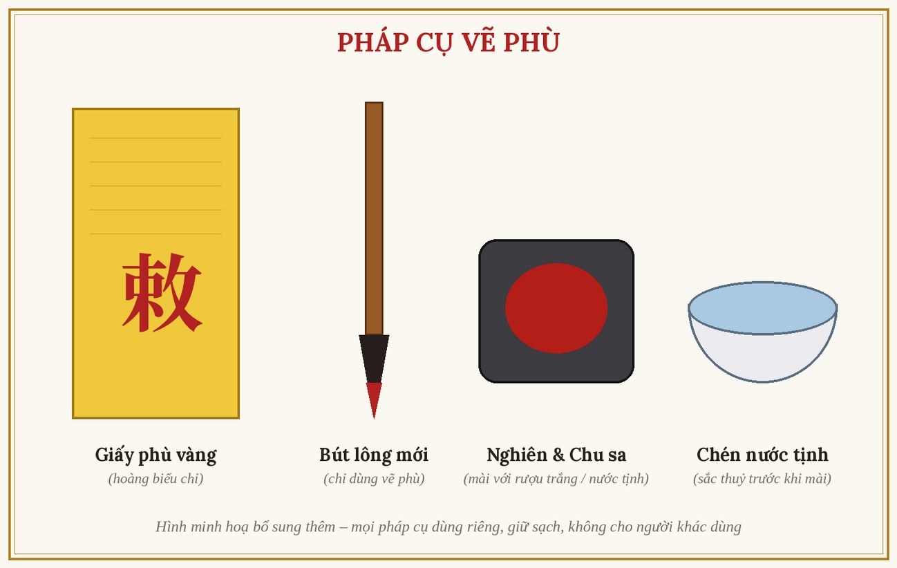Hình 11: Pháp cụ vẽ phù (bổ sung thêm)