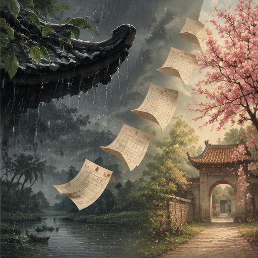 Ba mùa đi qua cổng làng