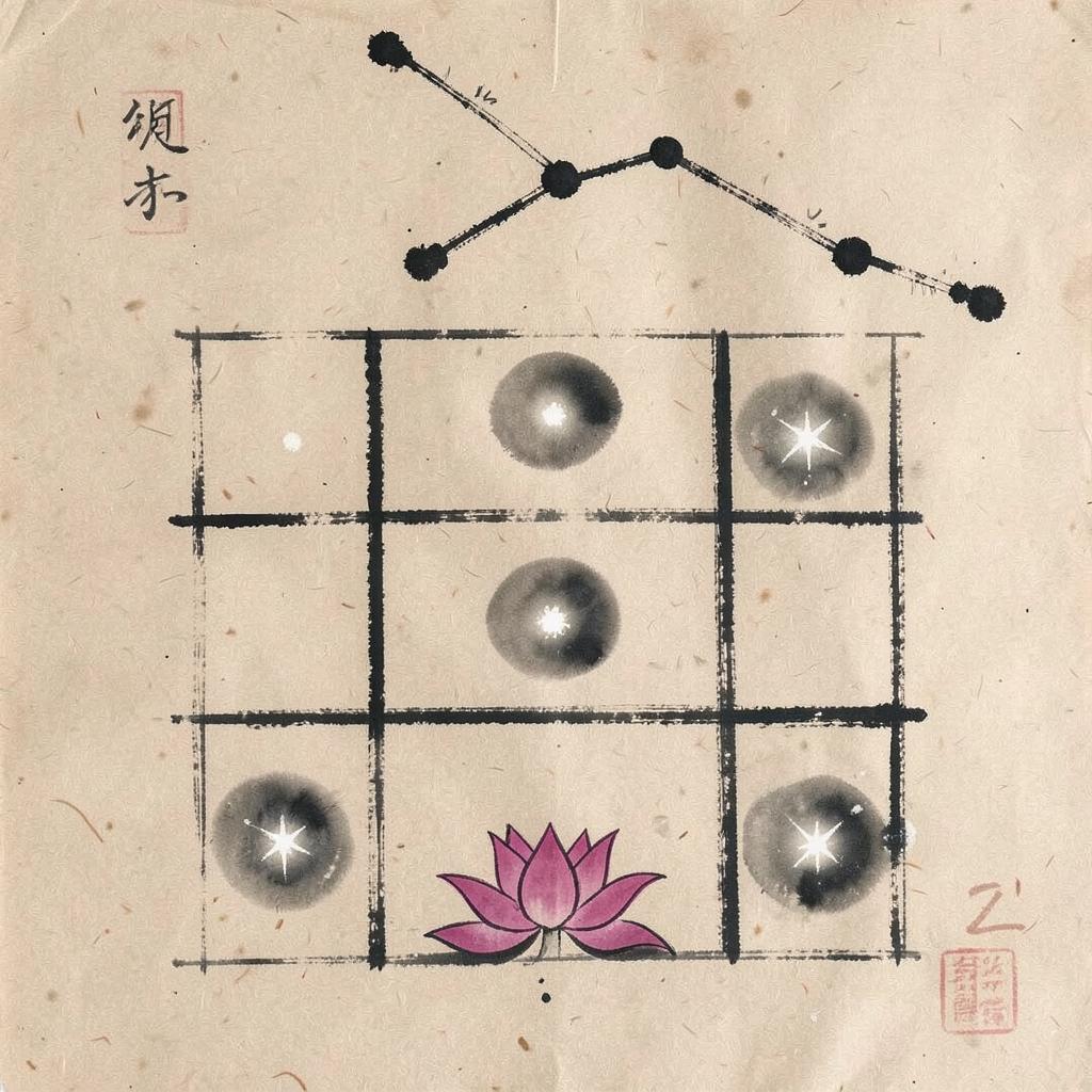 Cửu cung Lạc Thư và chín sao