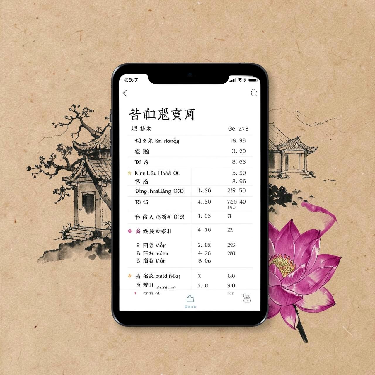 Phần mềm Coi Tuổi Làm Nhà của ứng dụng phongthuylienhoa