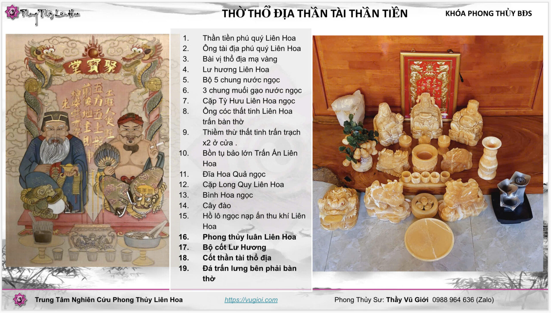 Khoá Thổ Địa Tài Thần Thầy Vũ Giới 1-2025